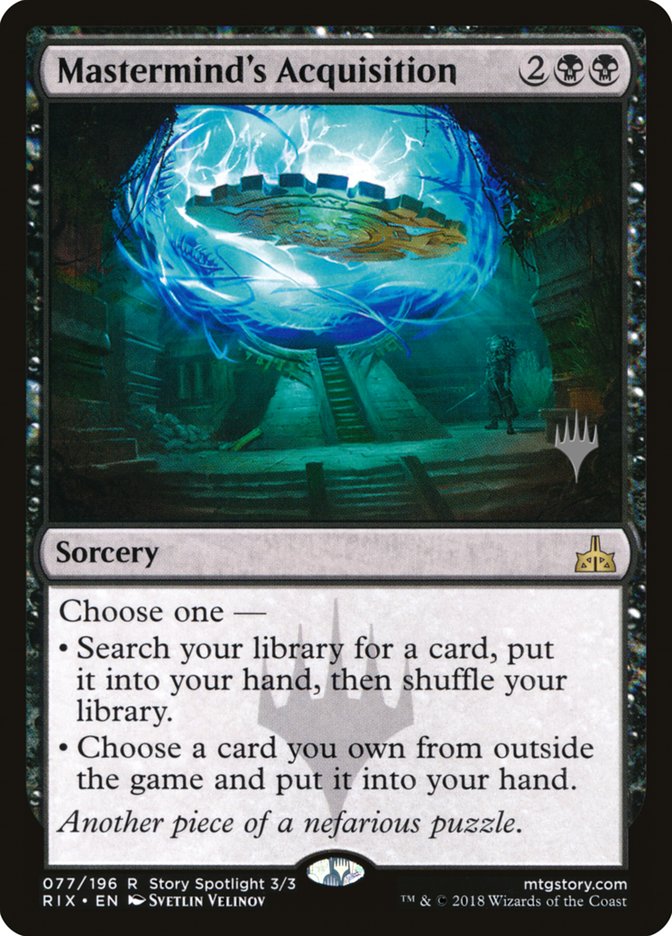 Mastermind's Acquisition (Promo Pack) [Rivals of Ixalan Promos] - Magic: The Gathering - Card Brawlers | Quebec | Canada |