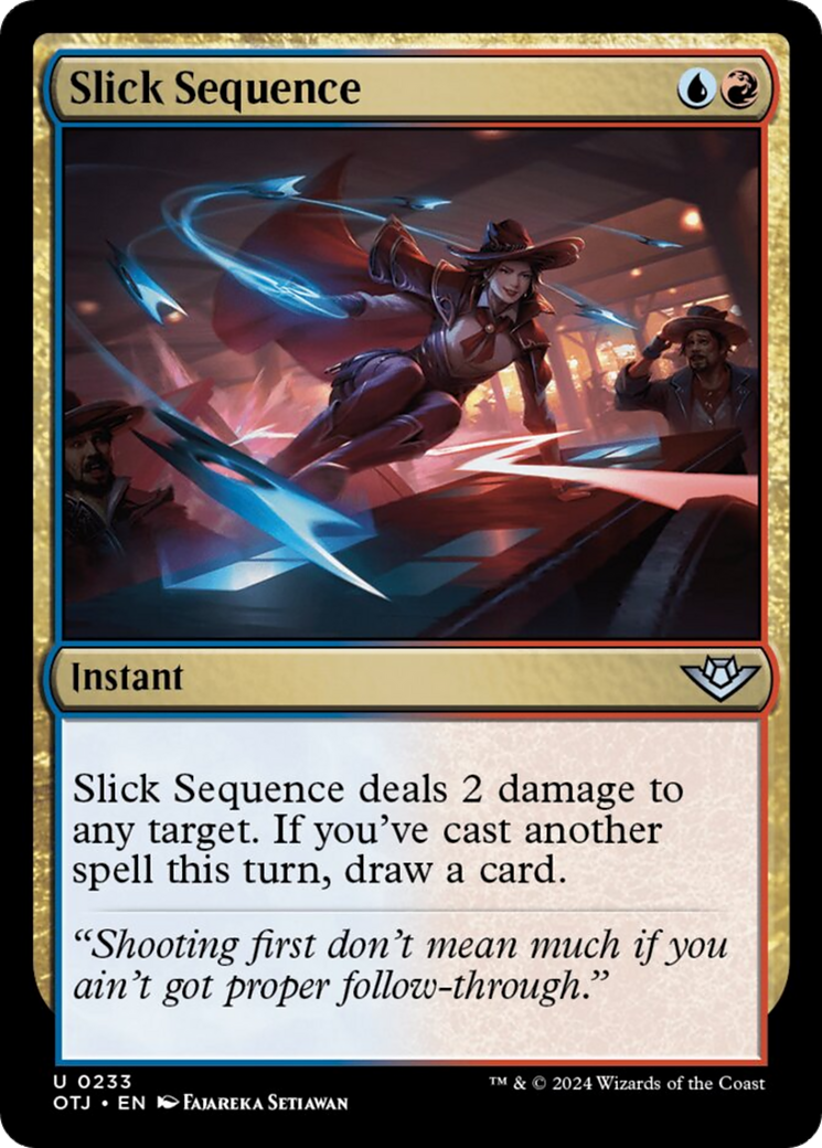 Slick Sequence [Outlaws of Thunder Junction] - Magic: The Gathering - Card Brawlers | Quebec | Canada |