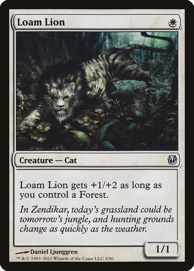 Loam Lion [Duel Decks: Ajani vs. Nicol Bolas] - Magic: The Gathering - Card Brawlers | Quebec | Canada |