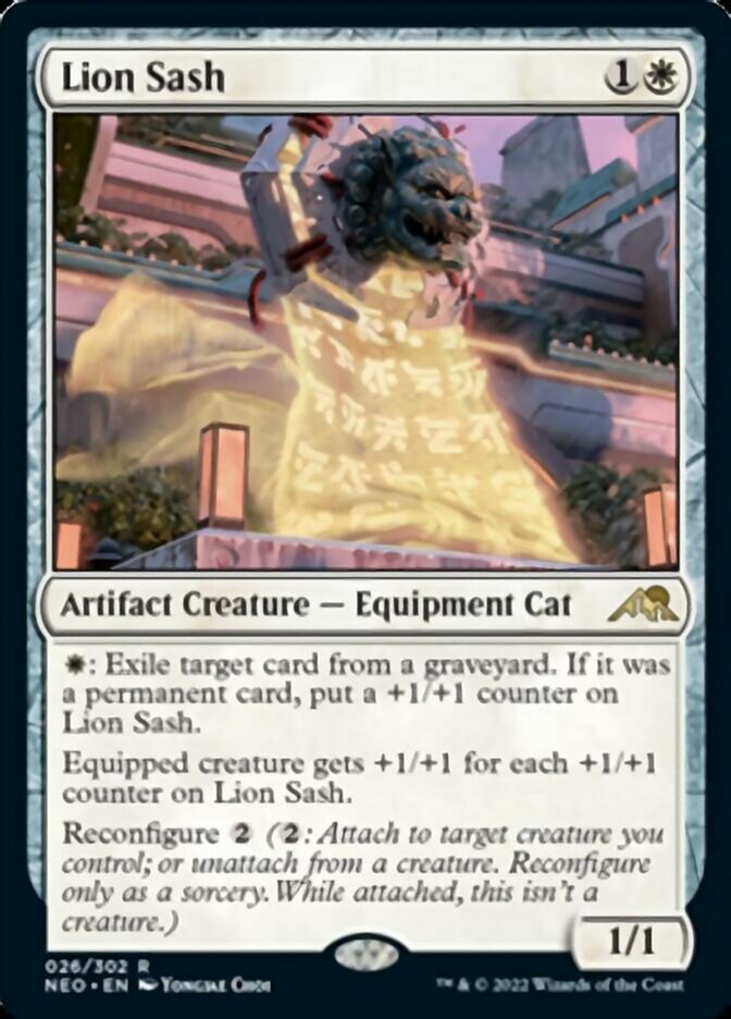Lion Sash [Kamigawa: Neon Dynasty] - Magic: The Gathering - Card Brawlers | Quebec | Canada |