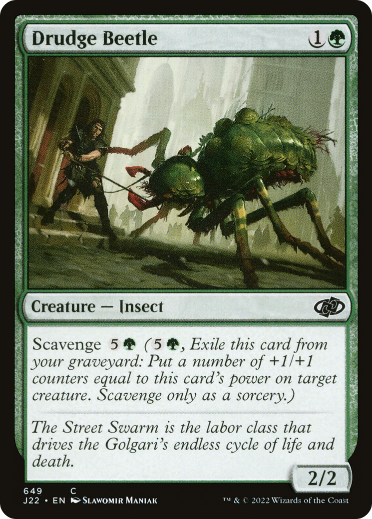 Drudge Beetle [Jumpstart 2022] - Magic: The Gathering - Card Brawlers | Quebec | Canada |