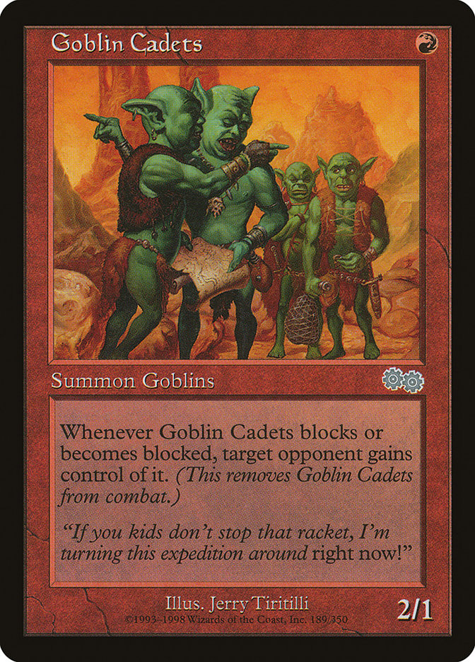 Goblin Cadets [Urza's Saga] - Magic: The Gathering - Card Brawlers | Quebec | Canada |