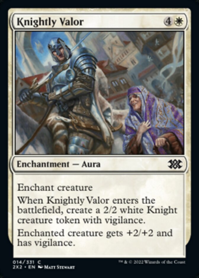 Knightly Valor [Double Masters 2022] - Magic: The Gathering - Card Brawlers | Quebec | Canada |