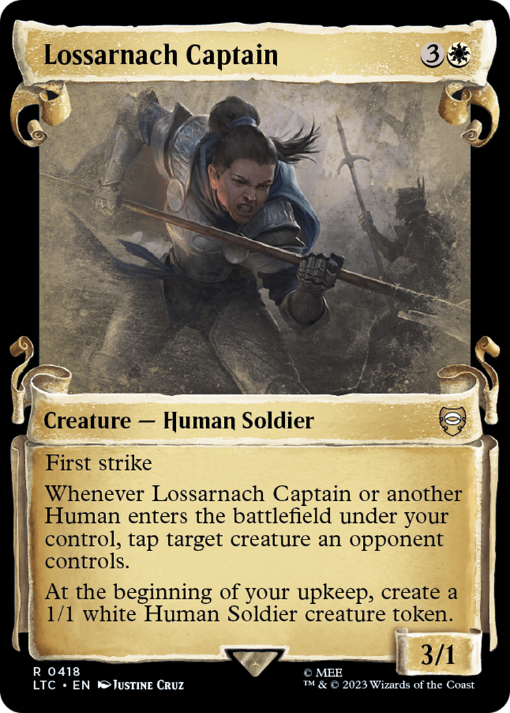 Lossarnach Captain [The Lord of the Rings: Tales of Middle-Earth Commander Showcase Scrolls] - Magic: The Gathering - Card Brawlers | Quebec | Canada |