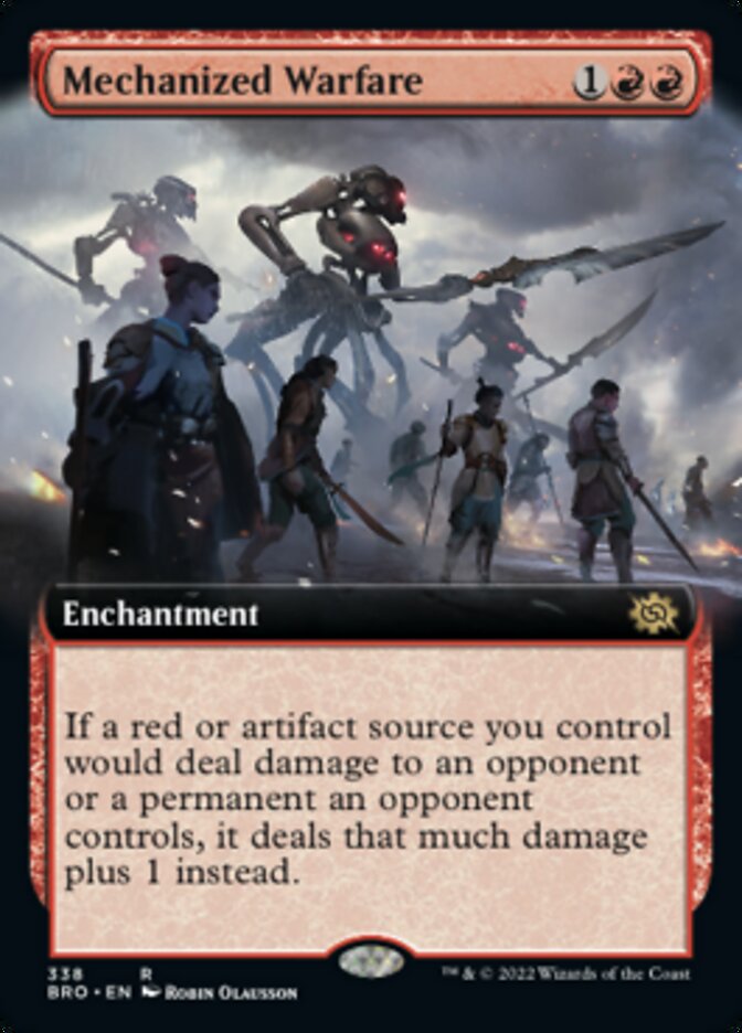 Mechanized Warfare (Extended Art) [The Brothers' War] - Magic: The Gathering - Card Brawlers | Quebec | Canada |