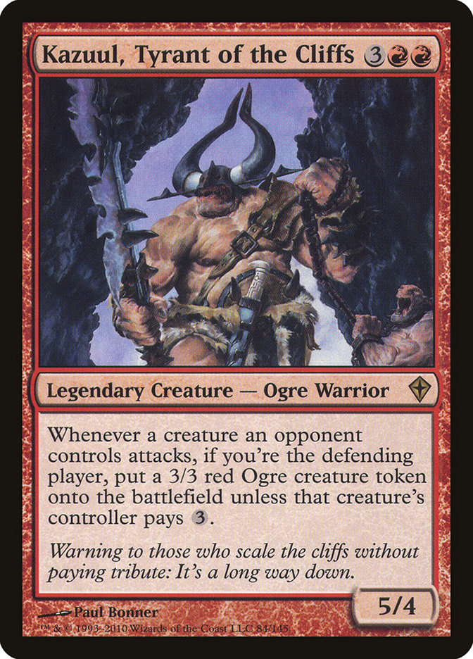 Kazuul, Tyrant of the Cliffs [Worldwake] - Magic: The Gathering - Card Brawlers | Quebec | Canada |