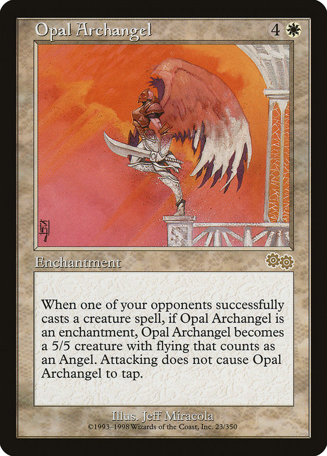 Opal Archangel [Urza's Saga] - Magic: The Gathering - Card Brawlers | Quebec | Canada |