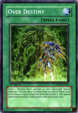 Over Destiny [DP05-EN021] Super Rare - Yu-Gi-Oh! - Card Brawlers | Quebec | Canada |