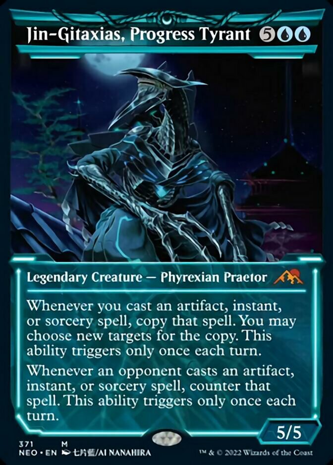 Jin-Gitaxias, Progress Tyrant (Showcase Soft Glow) [Kamigawa: Neon Dynasty] - Magic: The Gathering - Card Brawlers | Quebec | Canada |