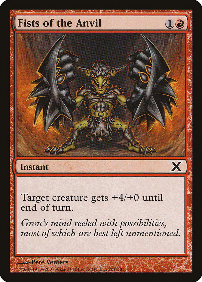 Fists of the Anvil [Tenth Edition] - Magic: The Gathering - Card Brawlers | Quebec | Canada |