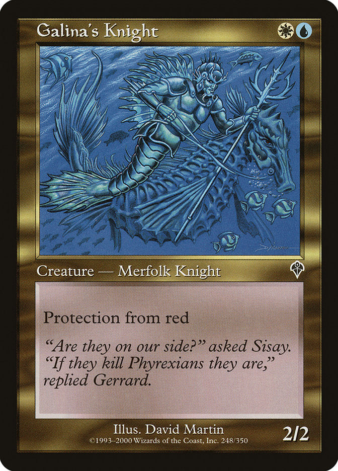 Galina's Knight [Invasion] - Magic: The Gathering - Card Brawlers | Quebec | Canada |