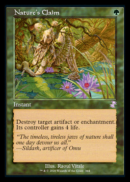 Nature's Claim (Timeshifted) [Time Spiral Remastered] - Magic: The Gathering - Card Brawlers | Quebec | Canada |