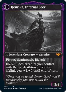 Henrika Domnathi // Henrika, Infernal Seer [Innistrad: Double Feature] - Magic: The Gathering - Card Brawlers | Quebec | Canada |