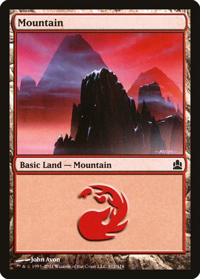 Mountain (312) [Commander 2011] - Magic: The Gathering - Card Brawlers | Quebec | Canada |