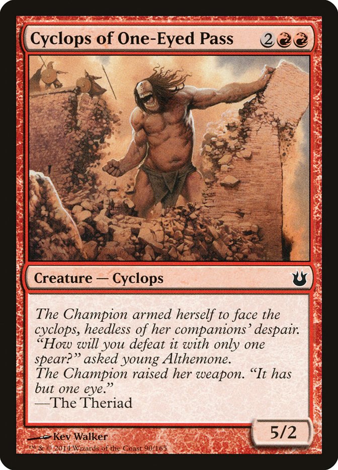 Cyclops of One-Eyed Pass [Born of the Gods] - Magic: The Gathering - Card Brawlers | Quebec | Canada |