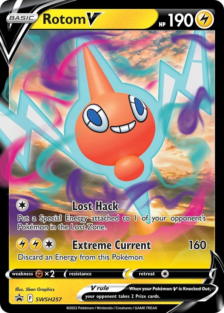 Rotom V (SWSH257) [Sword & Shield: Black Star Promos] - Pokémon - Card Brawlers | Quebec | Canada |