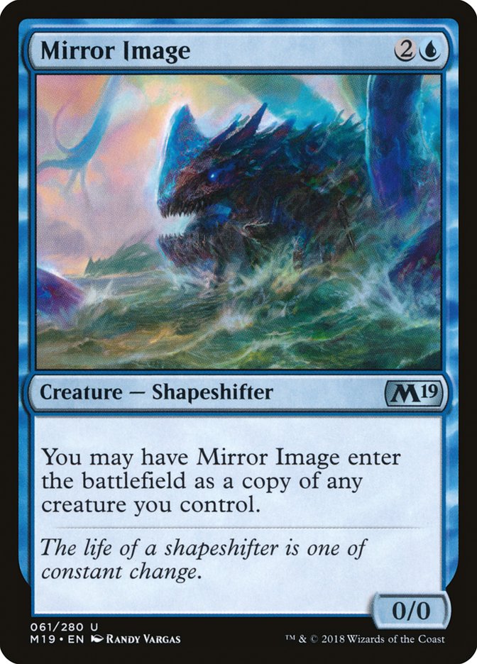 Mirror Image [Core Set 2019] - Magic: The Gathering - Card Brawlers | Quebec | Canada |