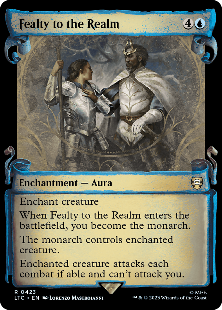 Fealty to the Realm [The Lord of the Rings: Tales of Middle-Earth Commander Showcase Scrolls] - Magic: The Gathering - Card Brawlers | Quebec | Canada |