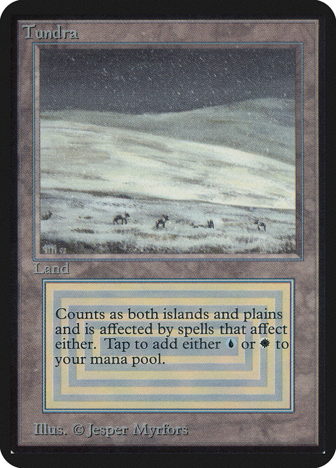 Tundra [Alpha Edition] - Magic: The Gathering - Card Brawlers | Quebec | Canada |