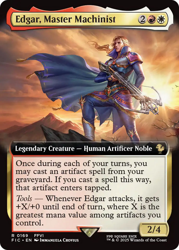 Edgar, Master Machinist (Extended Art) [FINAL FANTASY Commander] - Magic: The Gathering - Card Brawlers | Quebec | Canada |