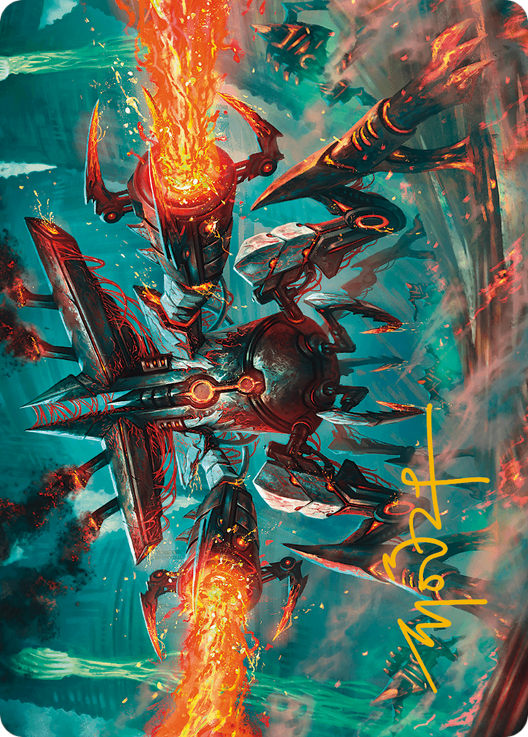 Exterminator Magmarch Art Card (Gold-Stamped Signature) [Modern Horizons 3 Art Series] - Magic: The Gathering - Card Brawlers | Quebec | Canada |