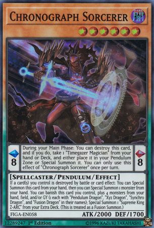 Chronograph Sorcerer [FIGA-EN058] Super Rare - Yu-Gi-Oh! - Card Brawlers | Quebec | Canada |