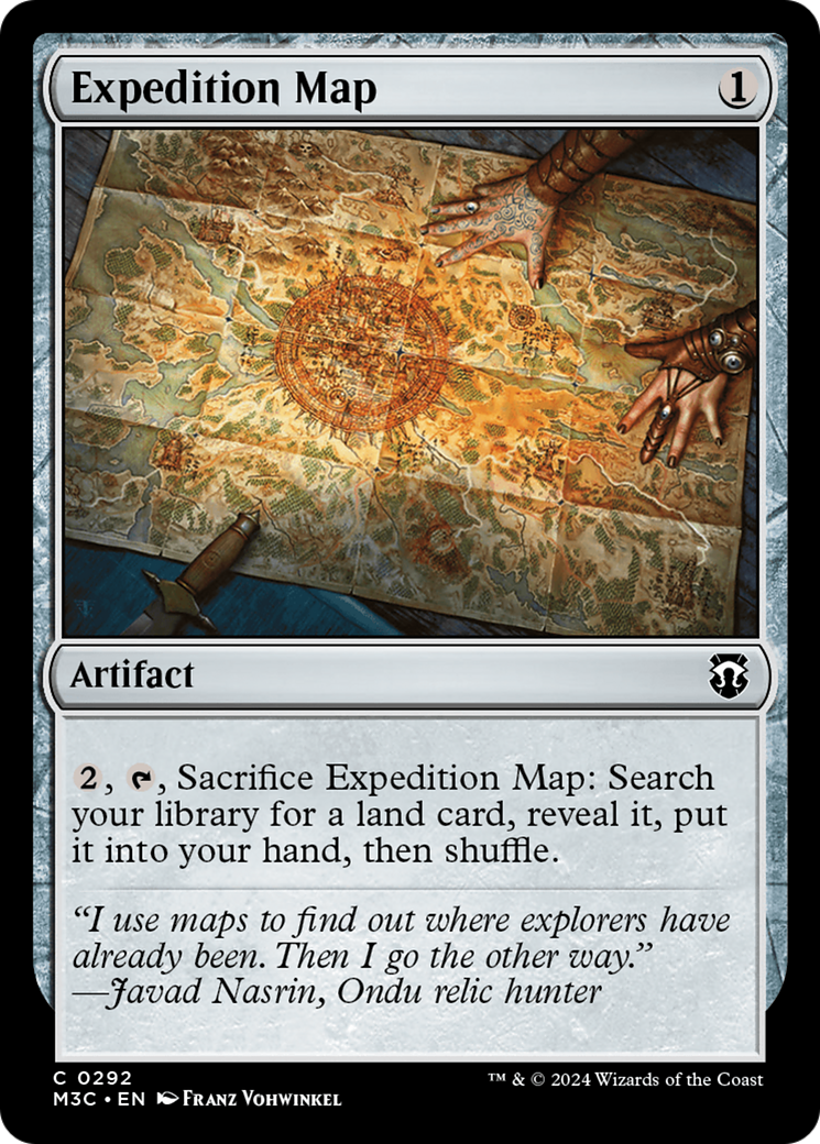Expedition Map (Ripple Foil) [Modern Horizons 3 Commander] - Magic: The Gathering - Card Brawlers | Quebec | Canada |