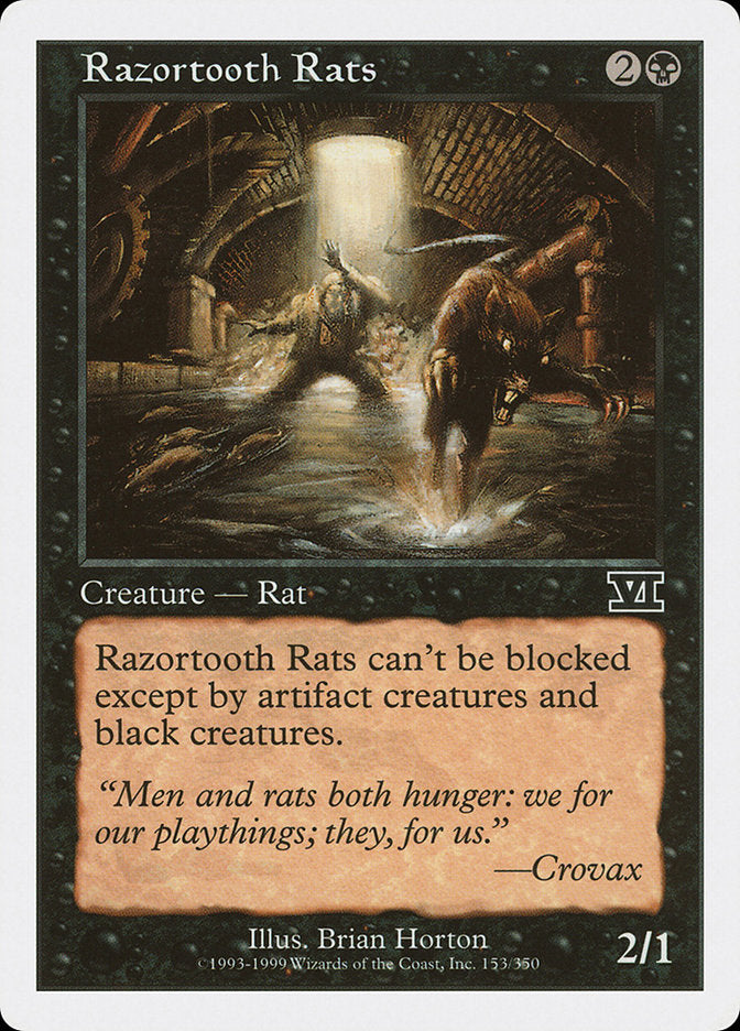 Razortooth Rats [Classic Sixth Edition] - Magic: The Gathering - Card Brawlers | Quebec | Canada |