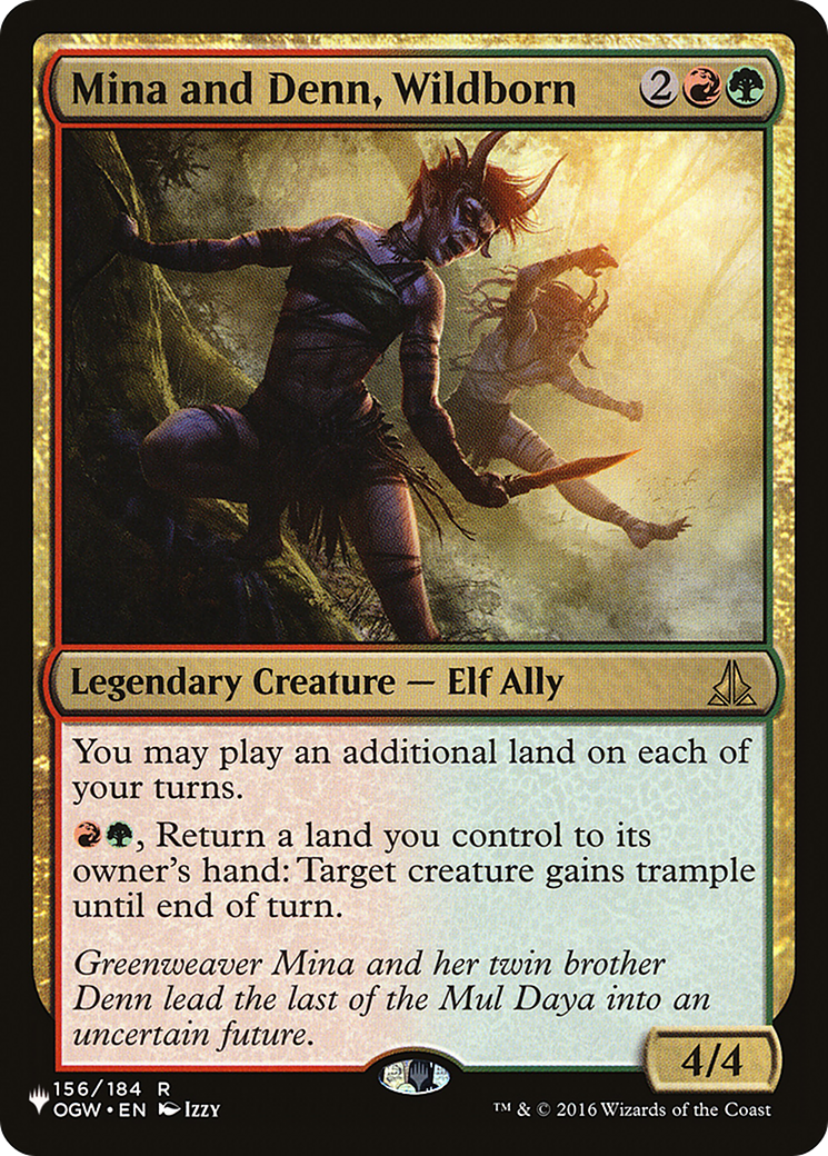 Mina and Denn, Wildborn [The List] - Magic: The Gathering - Card Brawlers | Quebec | Canada |