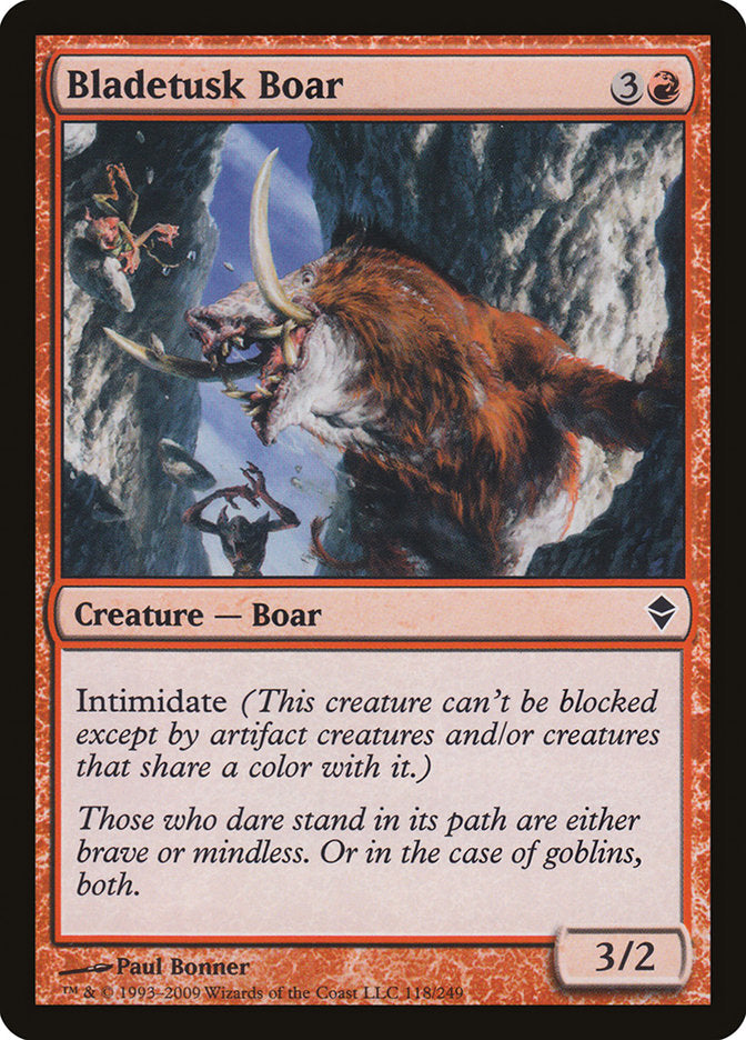 Bladetusk Boar [Zendikar] - Magic: The Gathering - Card Brawlers | Quebec | Canada |