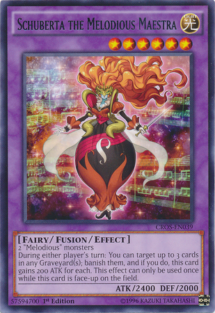Schuberta the Melodious Maestra [CROS-EN039] Rare - Yu-Gi-Oh! - Card Brawlers | Quebec | Canada |