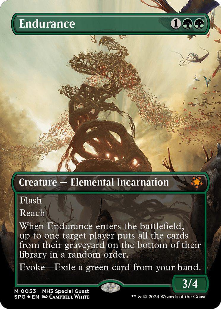 Endurance (Borderless) (Textured Foil) [Modern Horizons 3 Special Guests] - Magic: The Gathering - Card Brawlers | Quebec | Canada |