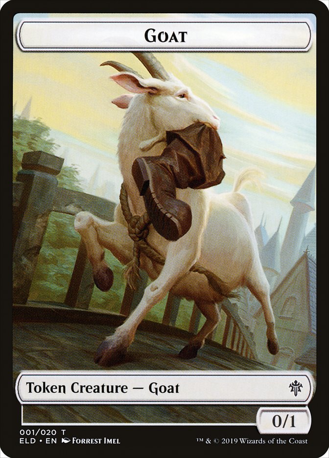 Goat Token [Throne of Eldraine Tokens] - Magic: The Gathering - Card Brawlers | Quebec | Canada |