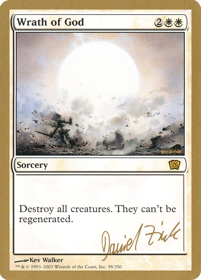 Wrath of God (Daniel Zink) [World Championship Decks 2003] - Magic: The Gathering - Card Brawlers | Quebec | Canada |