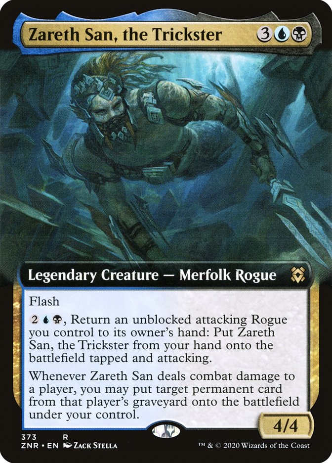 Zareth San, the Trickster (Extended Art) [Zendikar Rising] - Magic: The Gathering - Card Brawlers | Quebec | Canada |