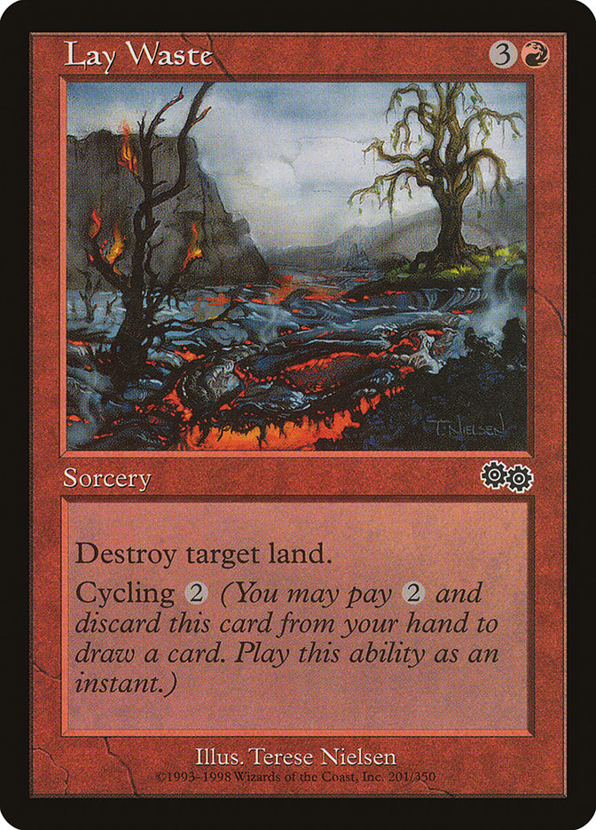 Lay Waste [Urza's Saga] - Magic: The Gathering - Card Brawlers | Quebec | Canada |