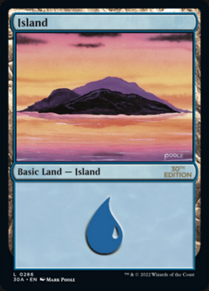 Island (286) [30th Anniversary Edition] - Magic: The Gathering - Card Brawlers | Quebec | Canada |