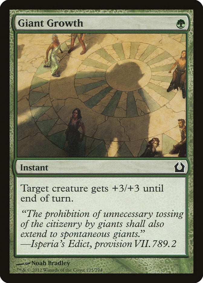 Giant Growth [Return to Ravnica] - Magic: The Gathering - Card Brawlers | Quebec | Canada |