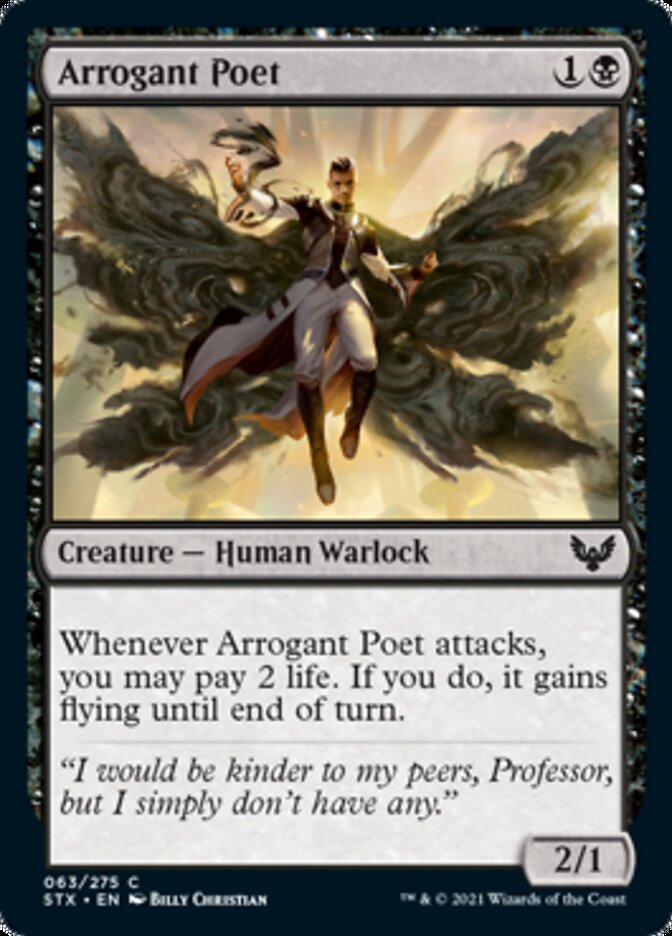 Arrogant Poet [Strixhaven: School of Mages] - Magic: The Gathering - Card Brawlers | Quebec | Canada |