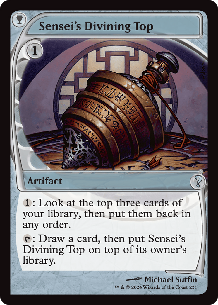 Sensei's Divining Top (Future Sight) [Mystery Booster 2] - Magic: The Gathering - Card Brawlers | Quebec | Canada |