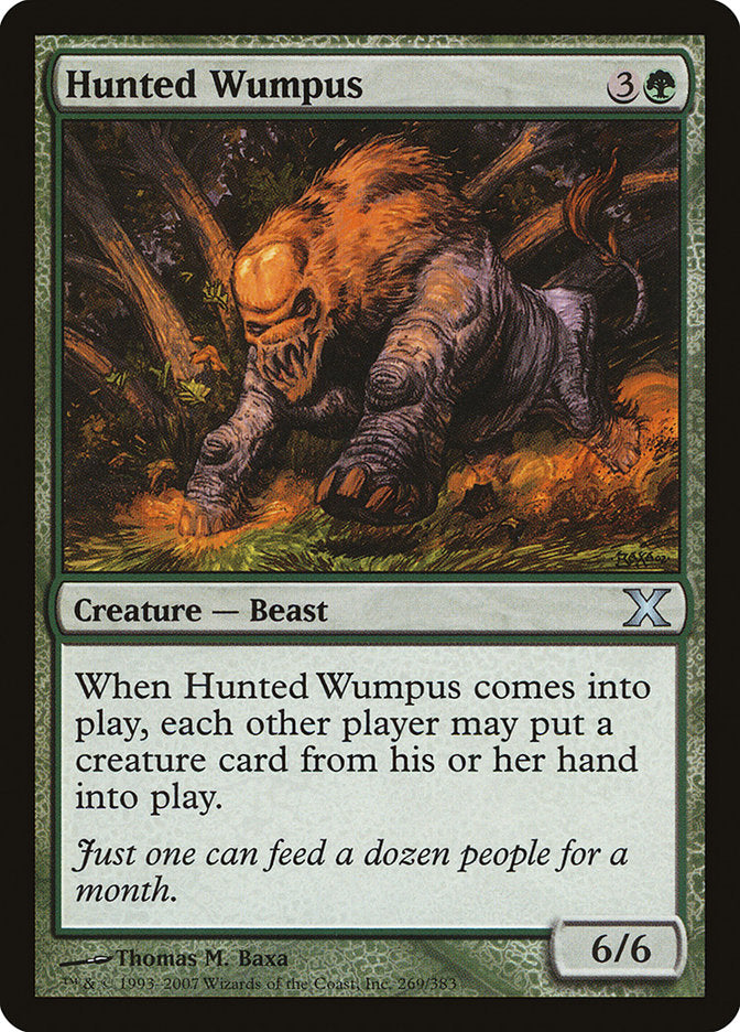 Hunted Wumpus [Tenth Edition] - Magic: The Gathering - Card Brawlers | Quebec | Canada |