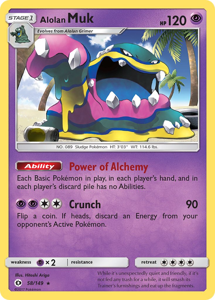 Alolan Muk (58/149) (Cosmos Holo) (Blister Exclusive) [Sun & Moon: Base Set] - Pokémon - Card Brawlers | Quebec | Canada |