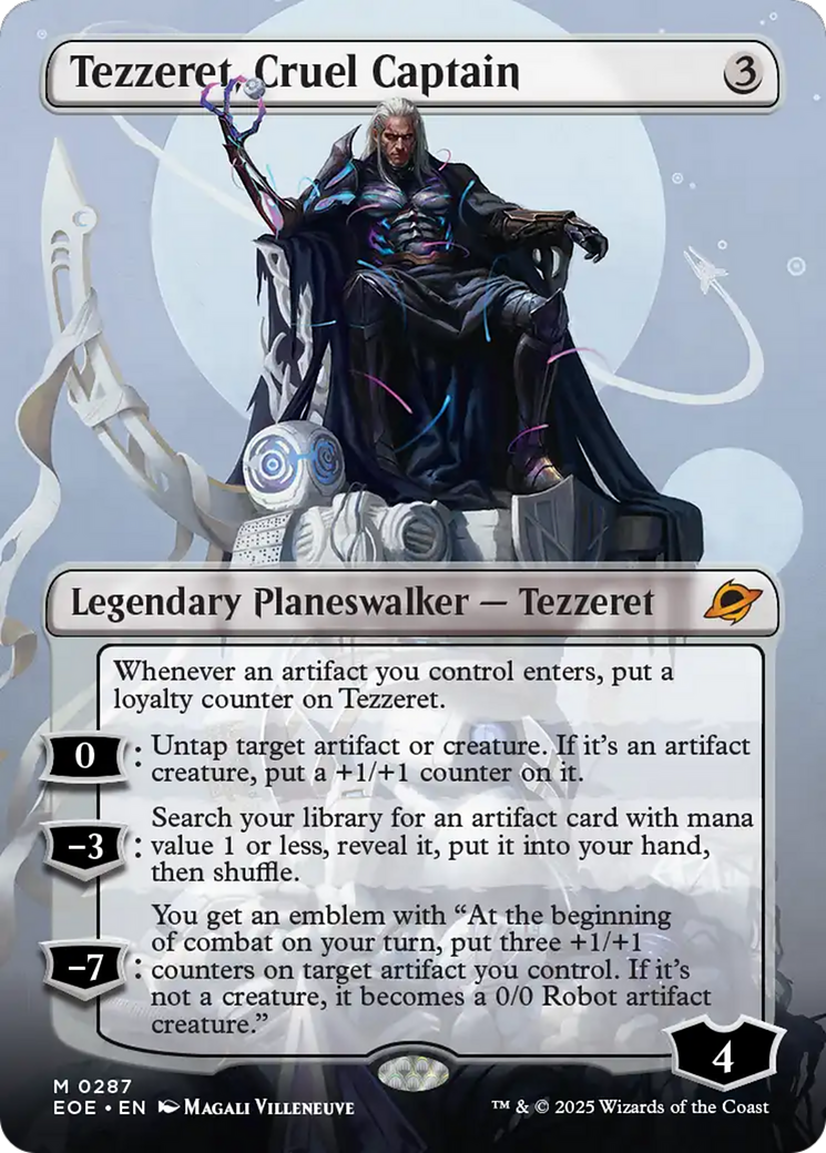 Tezzeret, Cruel Captain (Borderless) [Edge of Eternities] - Magic: The Gathering - Card Brawlers | Quebec | Canada |