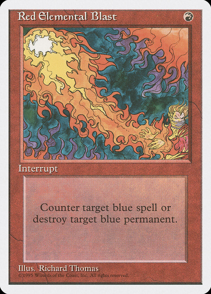 Red Elemental Blast [Fourth Edition] - Magic: The Gathering - Card Brawlers | Quebec | Canada |