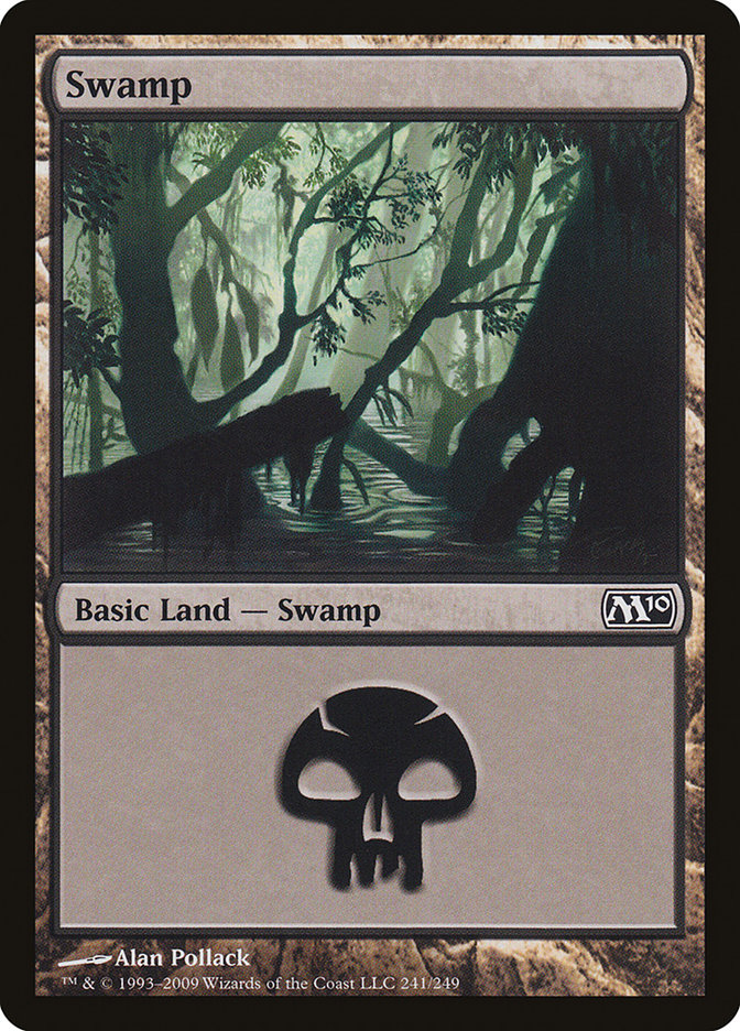 Swamp (241) [Magic 2010] - Magic: The Gathering - Card Brawlers | Quebec | Canada |