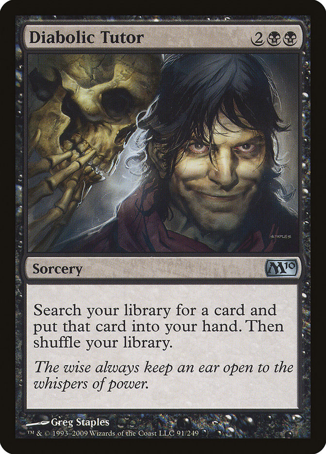 Diabolic Tutor [Magic 2010] - Magic: The Gathering - Card Brawlers | Quebec | Canada |