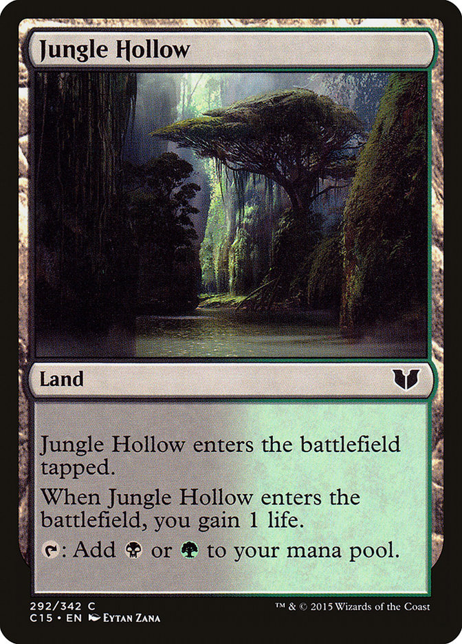 Jungle Hollow [Commander 2015] - Magic: The Gathering - Card Brawlers | Quebec | Canada |