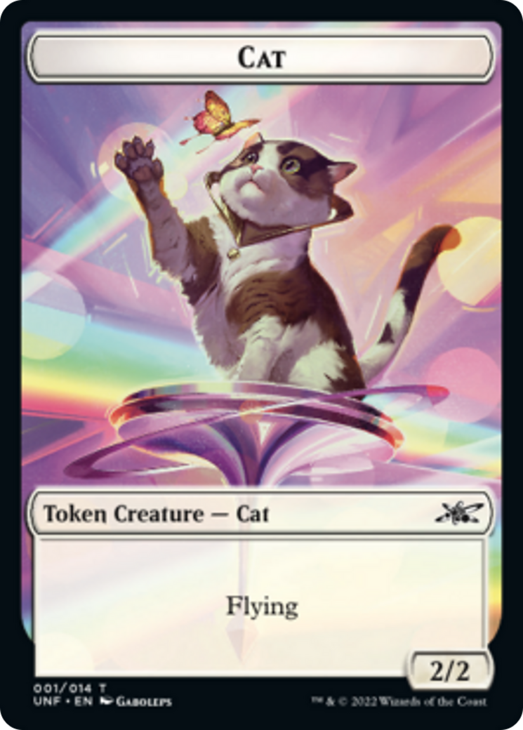 Cat // Food (11) Double-Sided Token [Unfinity Tokens] - Magic: The Gathering - Card Brawlers | Quebec | Canada |