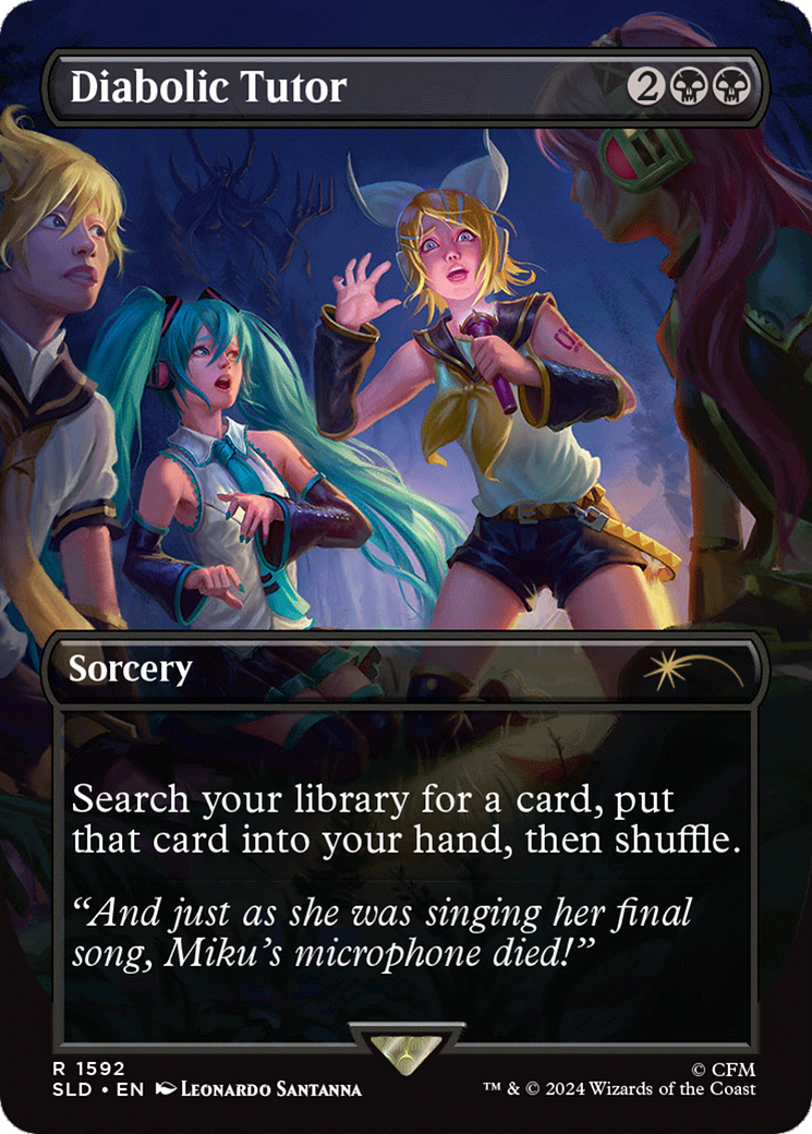 Diabolic Tutor (1592) (Rainbow Foil) [Secret Lair Drop Series] - Magic: The Gathering - Card Brawlers | Quebec | Canada |