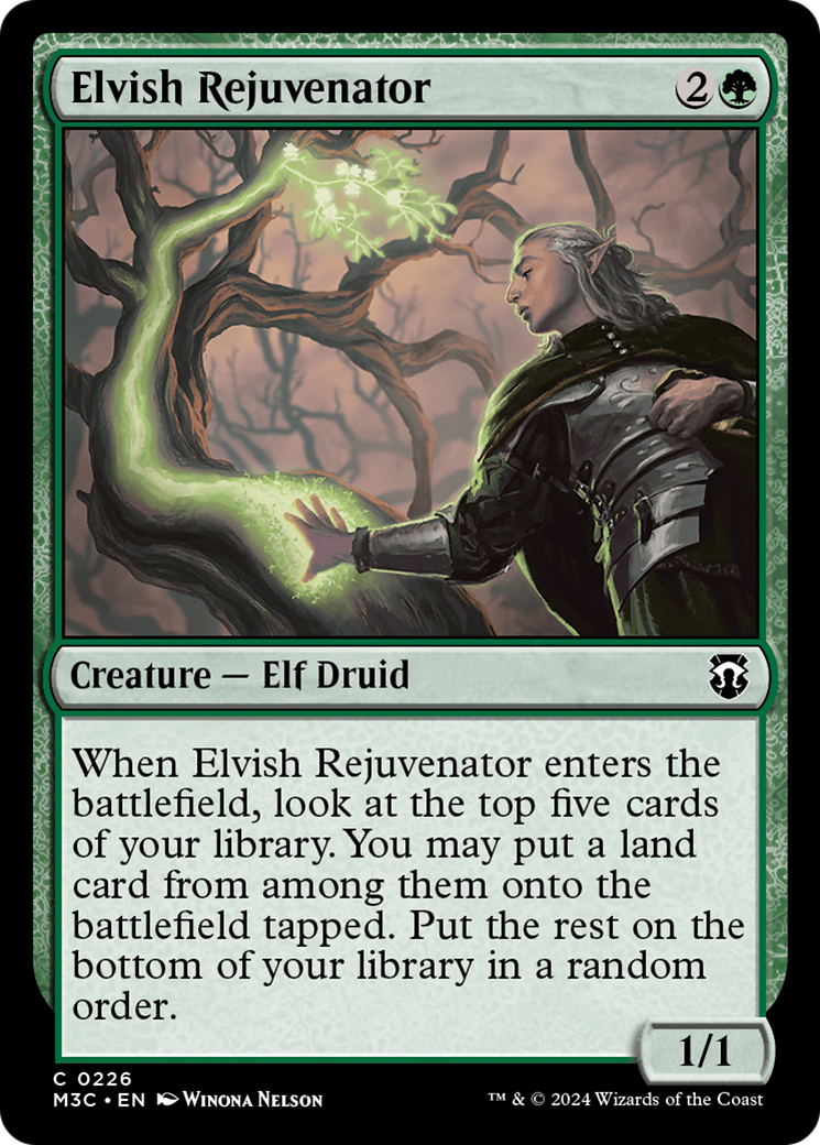 Elvish Rejuvenator (Ripple Foil) [Modern Horizons 3 Commander] - Magic: The Gathering - Card Brawlers | Quebec | Canada |